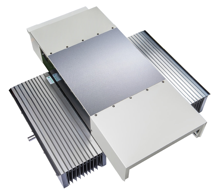 線性馬達驅動與十字滑台結構